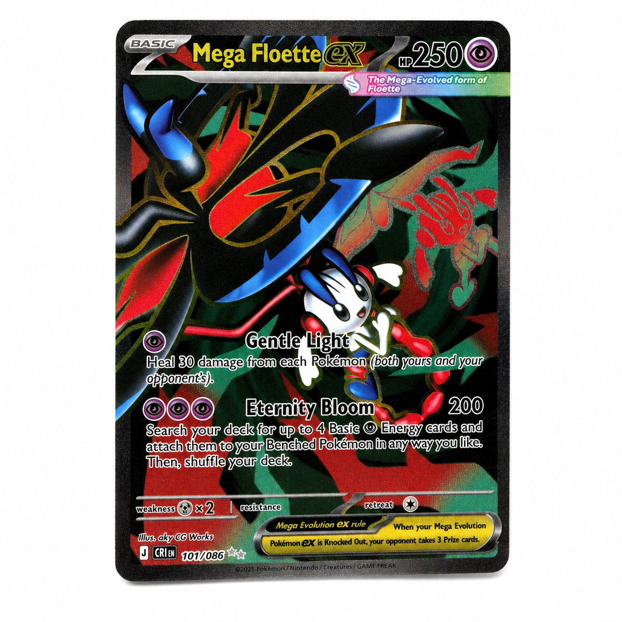 101/086 Mega Floette ex ME04: Chaos Rising (NM-MT)