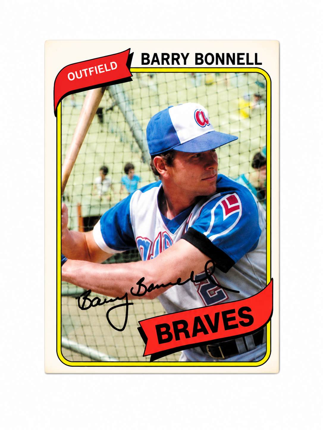 1980 Topps - Barry Bonnell #632 (Printed Auto) (NM-MT)