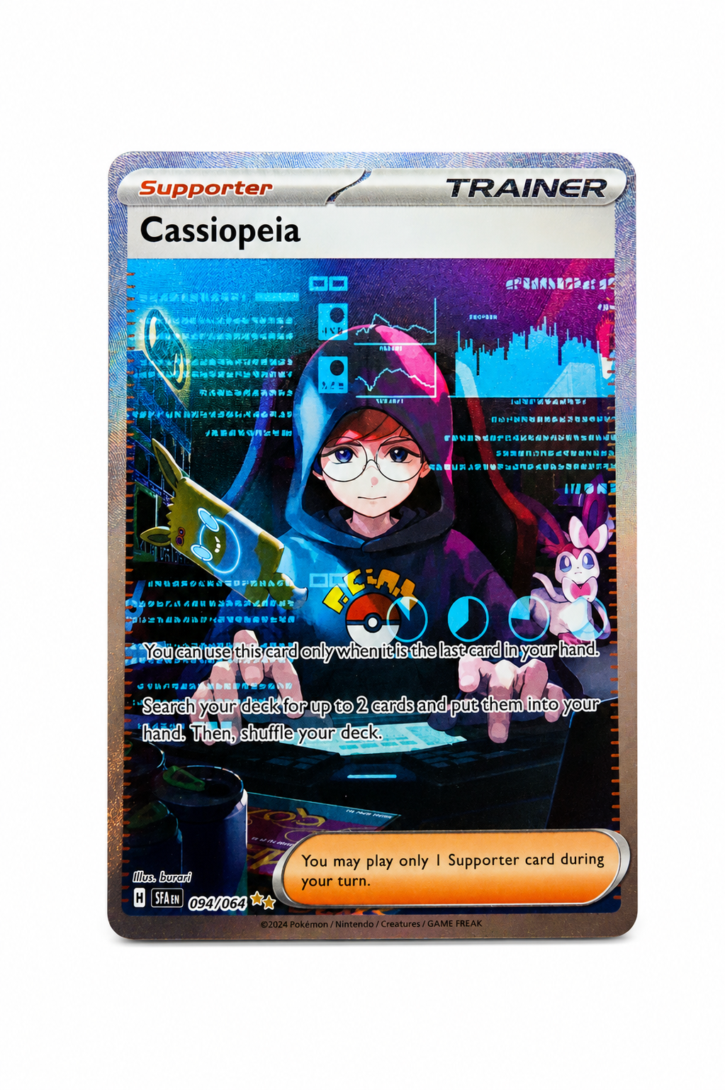 Cassiopeia 094/064 Sv: Shrouded Fable Holo (NM-MT)
