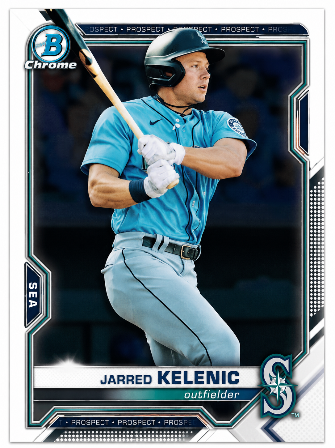 BCP-102 Jarred Kelenic 2021 Bowman - Chrome Prospects (NM)