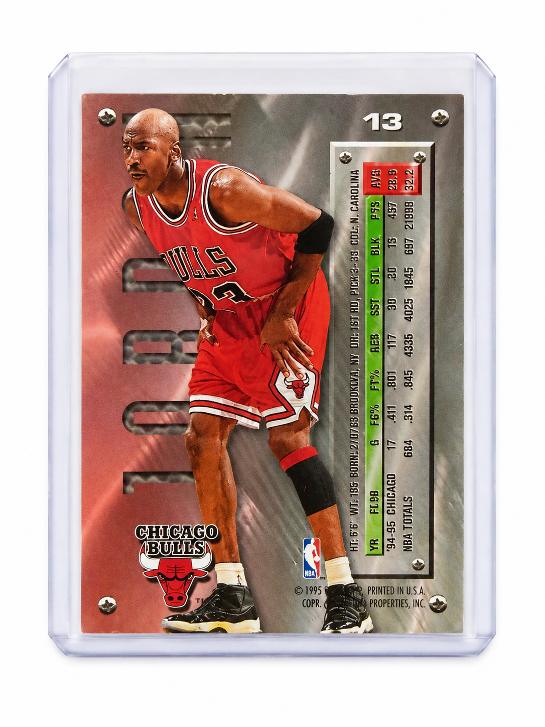 1995-96 Fleer Metal - Michael Jordan #13 (NM)