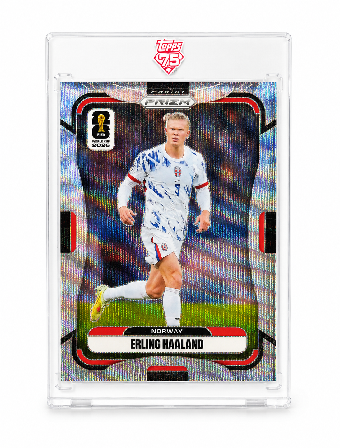 #333 Erling Haaland 2026 Panini Prizm FIFA World Cup - Wave Prizms - Topps 75 Case (NM+)