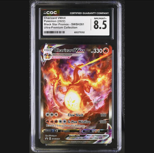 2017 Black Star Promo – Charizard VMAX #SWSH261 (Ultra-Premium Collection Holo) – CGC 8.5 NM-MT+