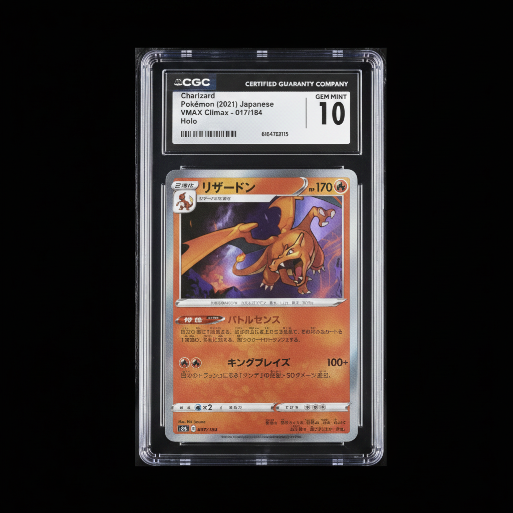 2021 Pokémon VMAX Climax #017 Charizard - CGC 10 GEM MINT (JP)