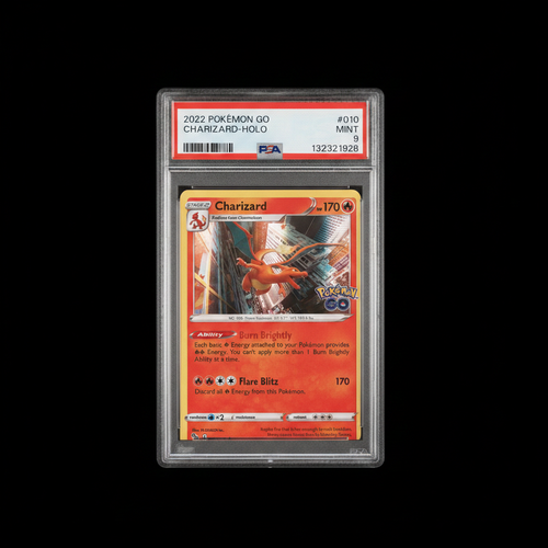 2022 Pokémon GO Charizard HOLO #010 PSA 9 MINT