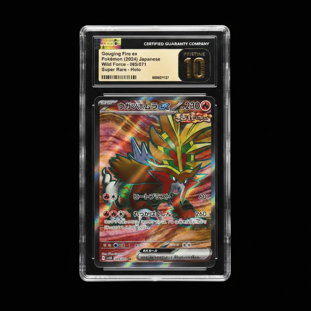 2024 Pokémon Wild Force #085 Gouging Fire ex Super Rare (JP)
