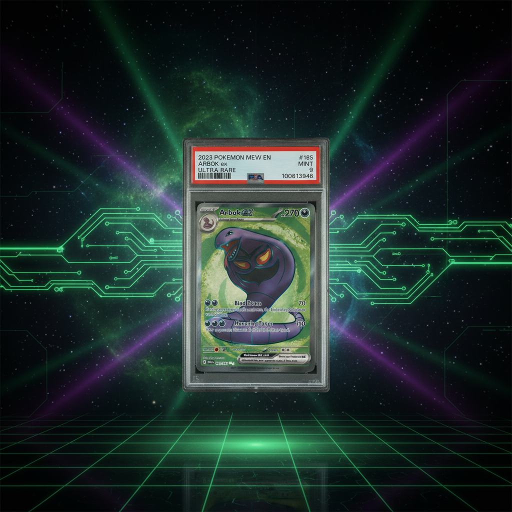2023 Pokémon MEW EN #185 Arbok ex Ultra Rare - PSA 9 MINT