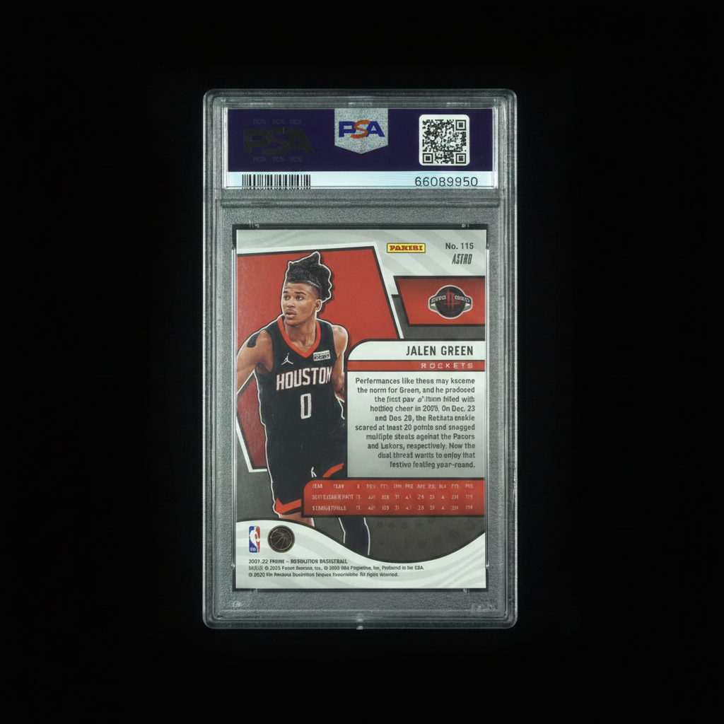 2021 Panini Revolution Astro #115 Jalen Green - PSA 10 GEM MT (Pop 22)