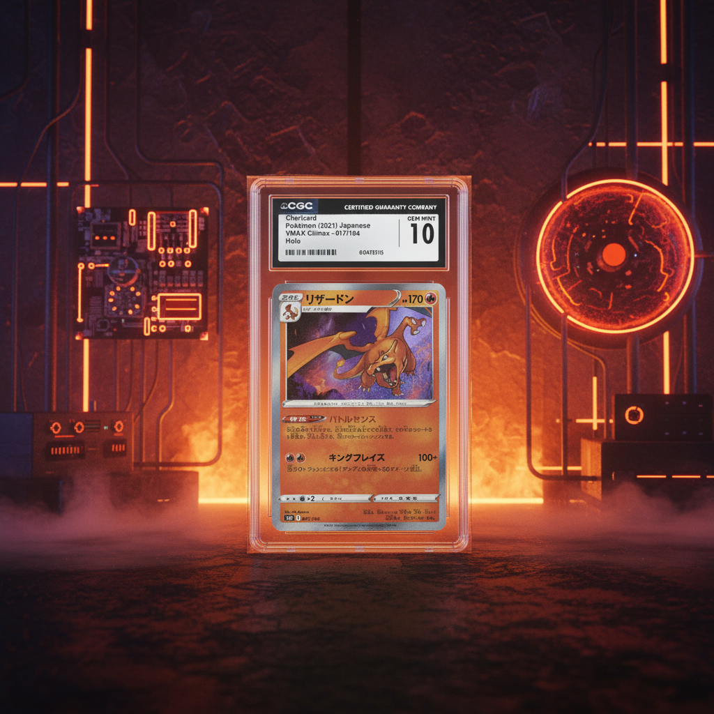 Charizard CGC 10 - Fire Lab Background